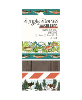 Simple Stories Simple Vintage Lakeside Washi Tape (18031) (OUTLET)