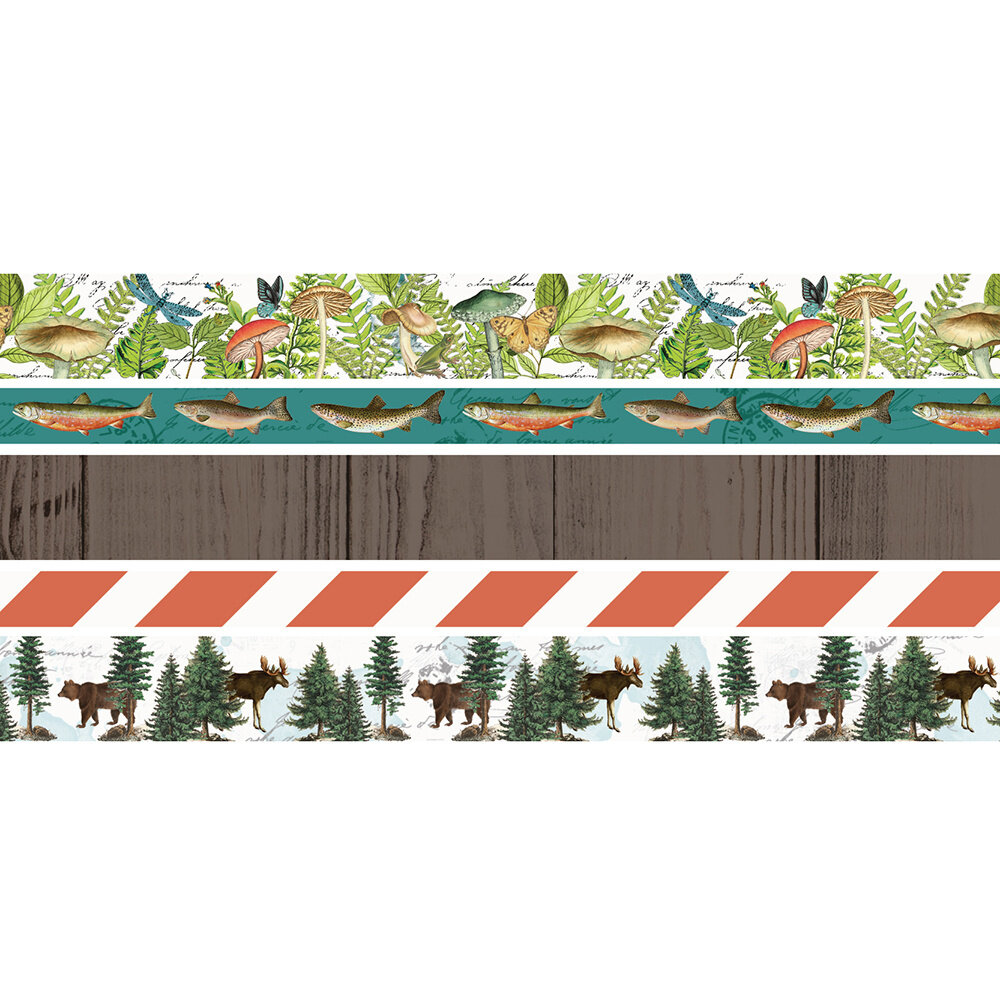 Simple Stories Simple Vintage Lakeside Washi Tape (18031) (OUTLET)