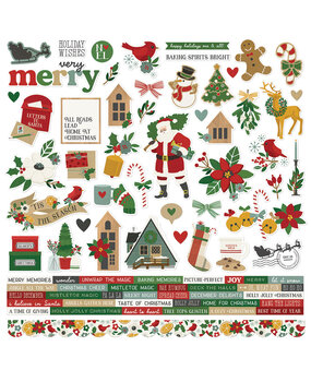Simple Stories Hearth & Holiday Cardstock Stickers (18201) (OUTLET)