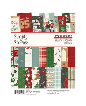 Simple Stories Hearth & Holiday 6x8 Inch Paper Pad (18214) (OUTLET)