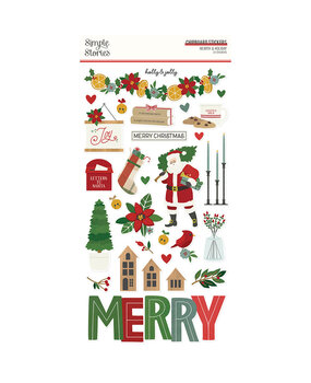 Simple Stories Hearth & Holiday Chipboard (18216) (OUTLET)