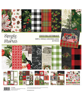 Simple Stories Simple Vintage Christmas Lodge Collection Kit (18400) (OUTLET)