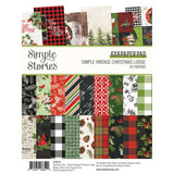 Simple Stories Simple Vintage Christmas Lodge 6x8 Inch Paper Pad (18419) (OUTLET)
