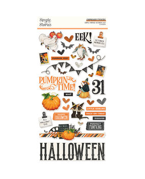 Simple Stories Simple Vintage October 31st Chipboard (18620) (OUTLET)