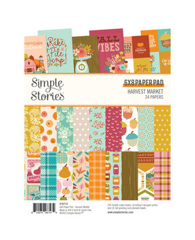 Simple Stories Harvest Market 6x8 Inch Paper Pad (18714) (OUTLET)