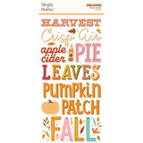 Simple Stories Harvest Market Foam Stickers (18721) (OUTLET)