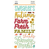 Simple Stories Harvest Market Foam Stickers (18721) (OUTLET)