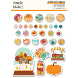 Simple Stories Harvest Market Decorative Brads (18722) (OUTLET)