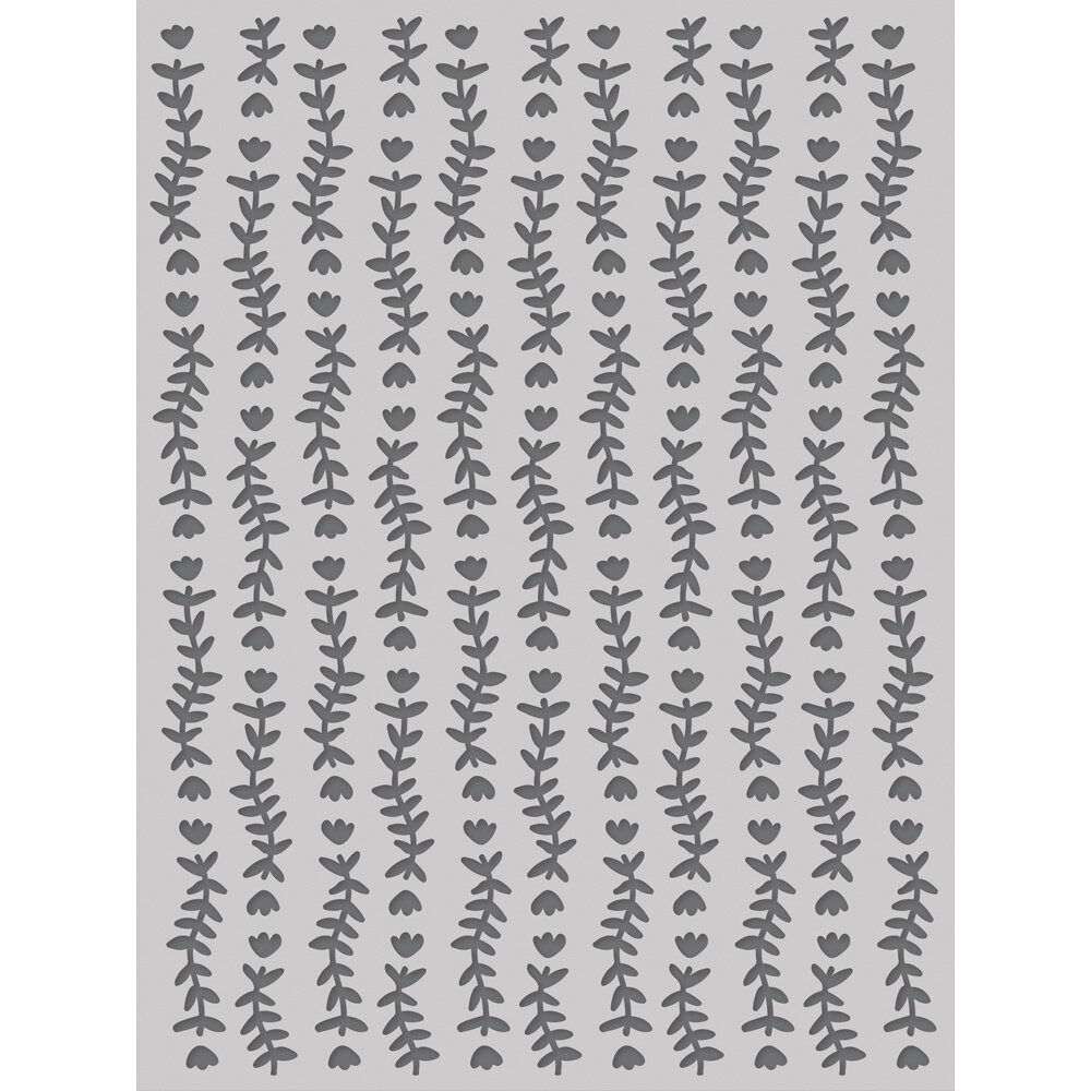 Simple Stories My Story Stencil Floral Vines (19326) (OUTLET)