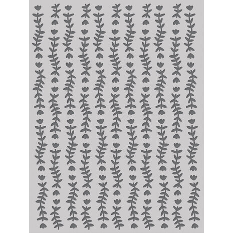 Simple Stories My Story Stencil Floral Vines (19326) (OUTLET)