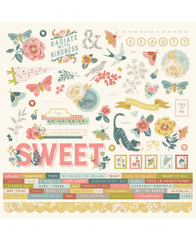 Simple Stories Wildflower Cardstock Stickers (19501) (OUTLET)