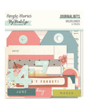 Simple Stories Wildflower Journal Bits (19518) (OUTLET)