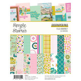 Simple Stories Flea Market 6x8 Inch Paper Pad (19614) (OUTLET)