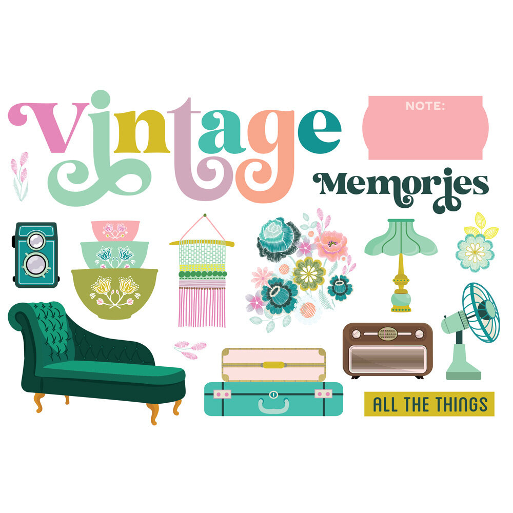 Simple Stories Flea Market Simple Pages Pieces (19627) (OUTLET)