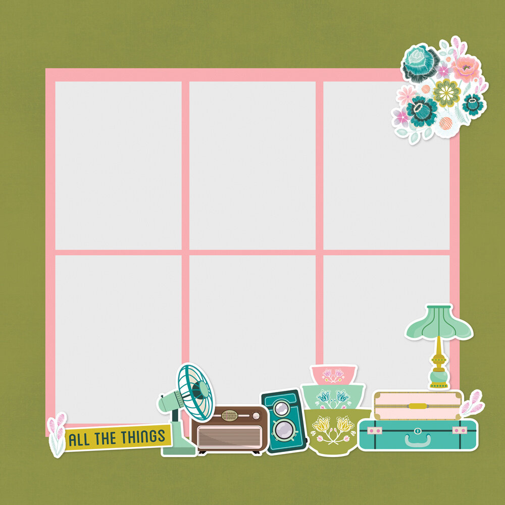 Simple Stories Flea Market Simple Pages Pieces (19627) (OUTLET)