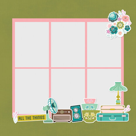 Simple Stories Flea Market Simple Pages Pieces (19627) (OUTLET)