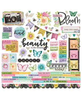 Simple Stories Simple Vintage Life in Bloom Cardstock Stickers (19701) (OUTLET)