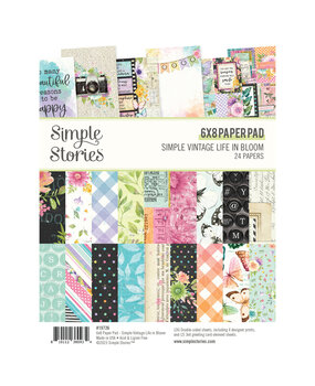 Simple Stories Simple Vintage Life in Bloom 6x8 Inch Paper Pad (19726) (OUTLET)