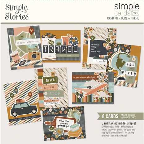 Simple Stories Here + There Simple Cards Kit (19828) (OUTLET)