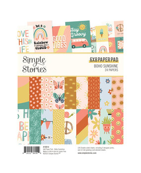 Simple Stories Boho Sunshine 6x8 Inch Paper Pad (19914) (OUTLET)