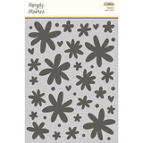 Simple Stories Boho Sunshine Stencil Daisies (19926) (OUTLET)