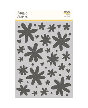 Simple Stories Boho Sunshine Stencil Daisies (19926) (OUTLET) Simple Stories Boho Sunshine Stencil Daisies (19926) (OUTLET)