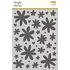 Simple Stories Boho Sunshine Stencil Daisies (19926) (OUTLET)