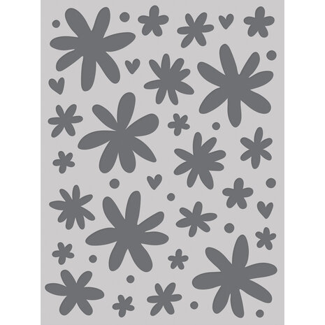 Simple Stories Boho Sunshine Stencil Daisies (19926) (OUTLET)