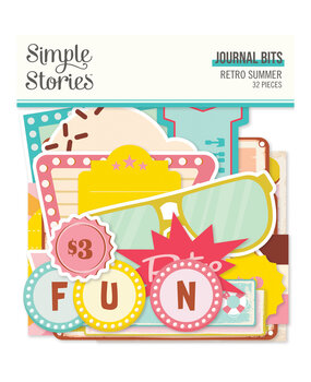 Simple Stories Retro Summer Journal Bits (20018) (OUTLET) Simple Stories Retro Summer Journal Bits (20018) (OUTLET)