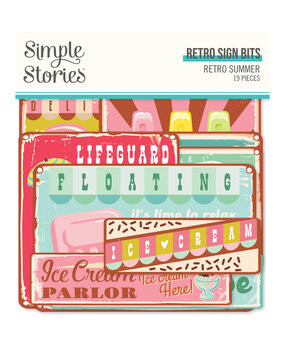 Simple Stories Retro Summer Retro Sign Bits (20019) (OUTLET) Simple Stories Retro Summer Retro Sign Bits (20019) (OUTLET)