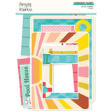 Simple Stories Retro Summer Chipboard Frames (20021) (OUTLET)