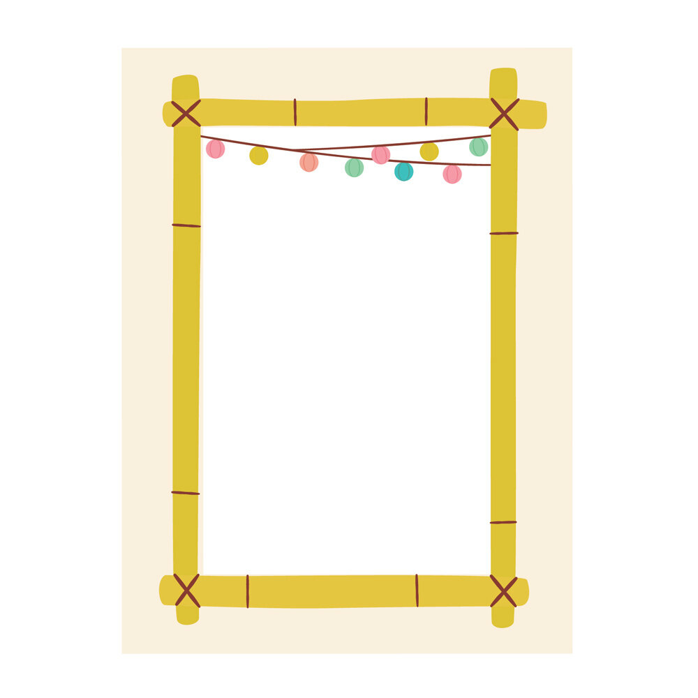 Simple Stories Retro Summer Chipboard Frames (20021) (OUTLET)