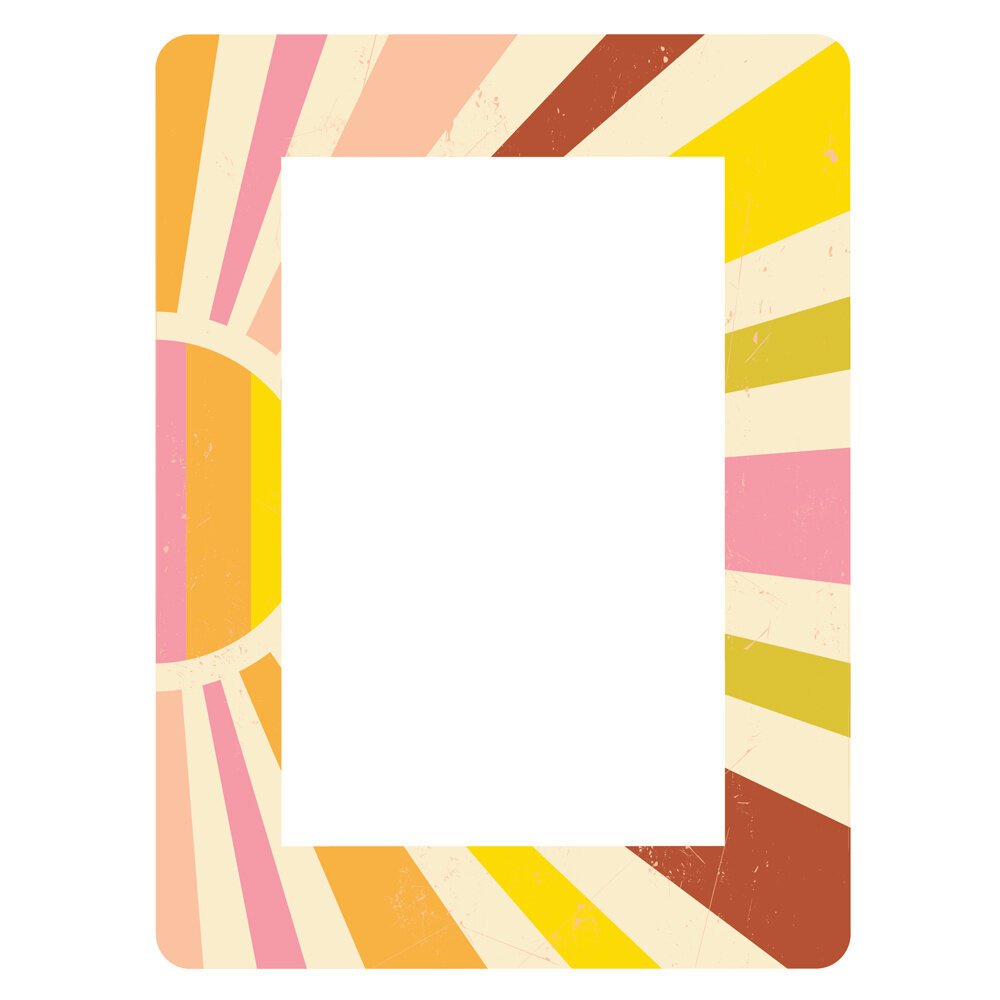 Simple Stories Retro Summer Chipboard Frames (20021) (OUTLET)