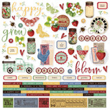 Simple Stories Simple Vintage Berry Fields Cardstock Stickers (20102) (OUTLET)