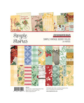 Simple Stories Simple Vintage Berry Fields 6x8 Inch Paper Pad (20119) (OUTLET)