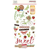 Simple Stories Simple Vintage Berry Fields Chipboard Stickers (20121) (OUTLET)