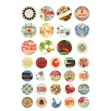 Simple Stories Simple Vintage Berry Fields Sticker Book (20125) (OUTLET)
