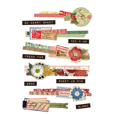 Simple Stories Simple Vintage Berry Fields Sticker Book (20125) (OUTLET)