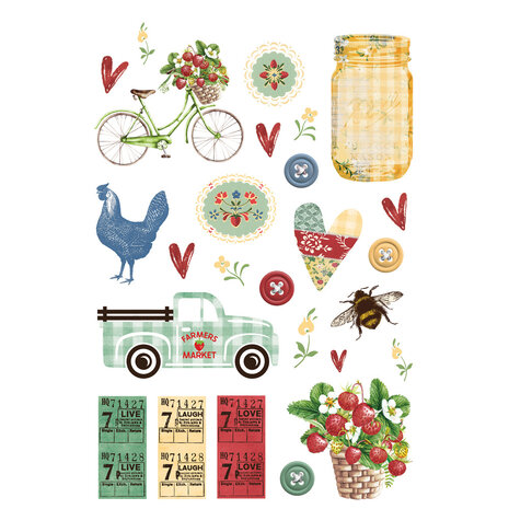 Simple Stories Simple Vintage Berry Fields Sticker Book (20125) (OUTLET)