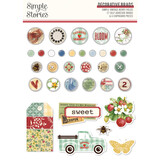 Simple Stories Simple Vintage Berry Fields Decorative Brads (20131) (OUTLET)