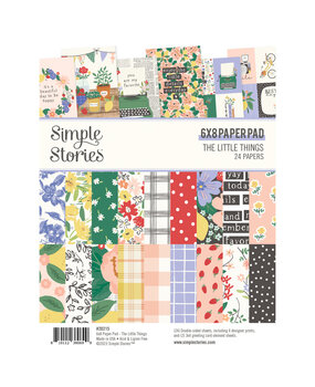 Simple Stories The Little Things 6x8 Inch Paper Pad (20215) (OUTLET)