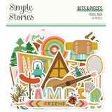 Simple Stories Trail Mix Bits & Pieces (63pcs) (20318) (OUTLET)