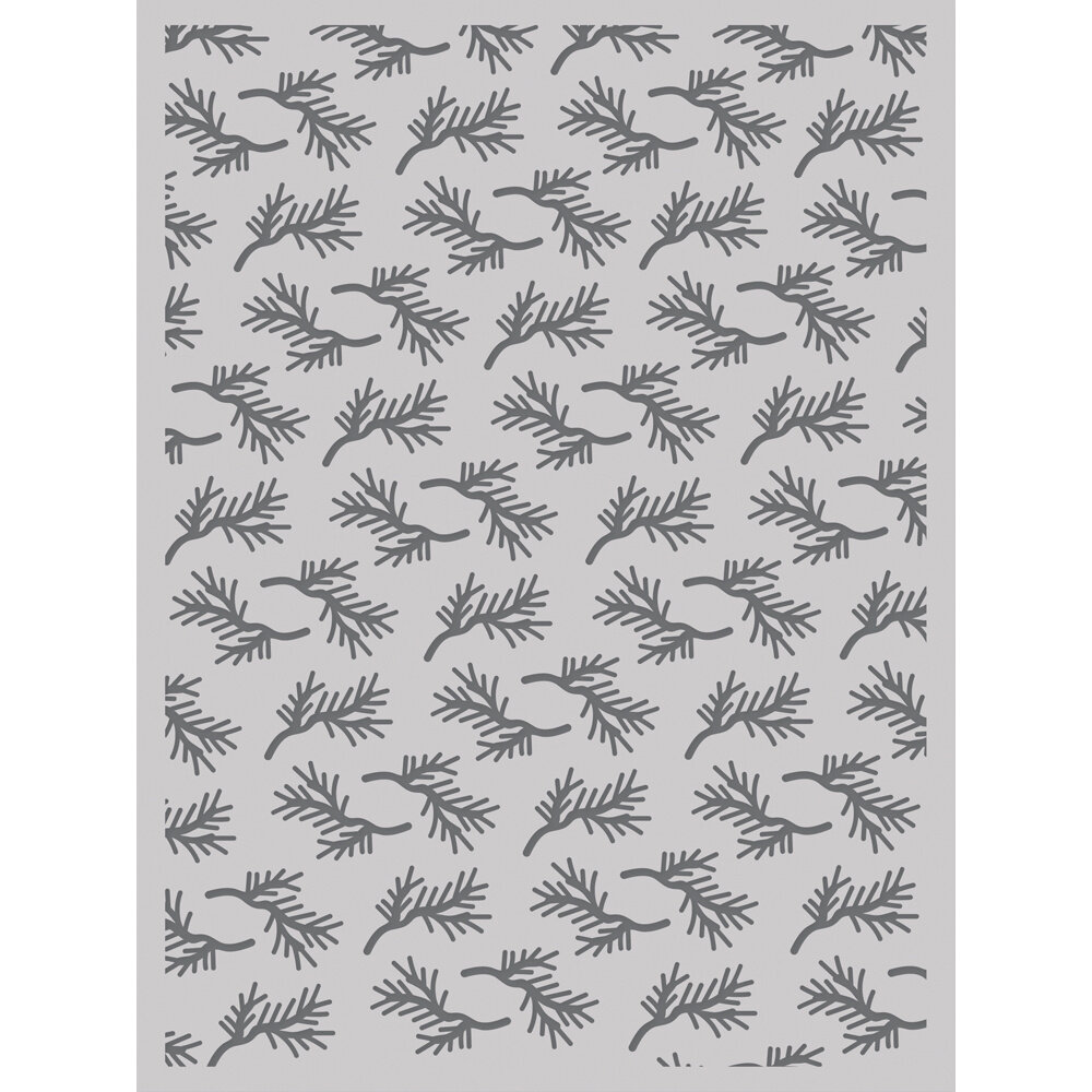 Simple Stories Trail Mix Stencil Pine Branch (20327) (OUTLET)