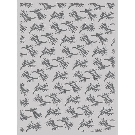 Simple Stories Trail Mix Stencil Pine Branch (20327) (OUTLET)