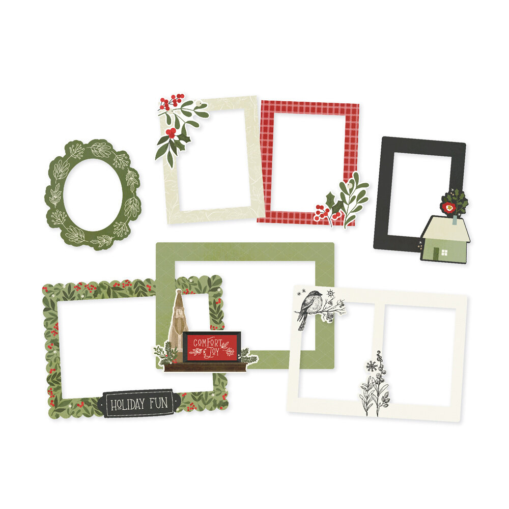Simple Stories The Holiday Life Chipboard Frames (20522) (OUTLET)