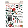 Simple Stories Boho Christmas Rub-ons (20624) (OUTLET)