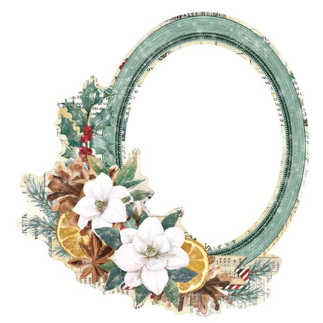 Simple Stories Simple Vintage 'Tis The Season Chipboard Frames (20726) (OUTLET)