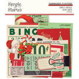 Simple Stories Simple Vintage Dear Santa Chipboard Clusters (20828) (OUTLET)