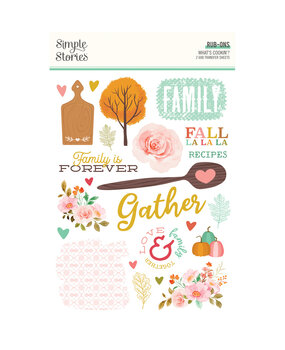 Simple Stories What's Cookin' ? Rub Ons (2pcs) (21120) (OUTLET)