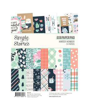 Simple Stories Winter Wonder 6x8 Inch Paper Pad (21215) (OUTLET)